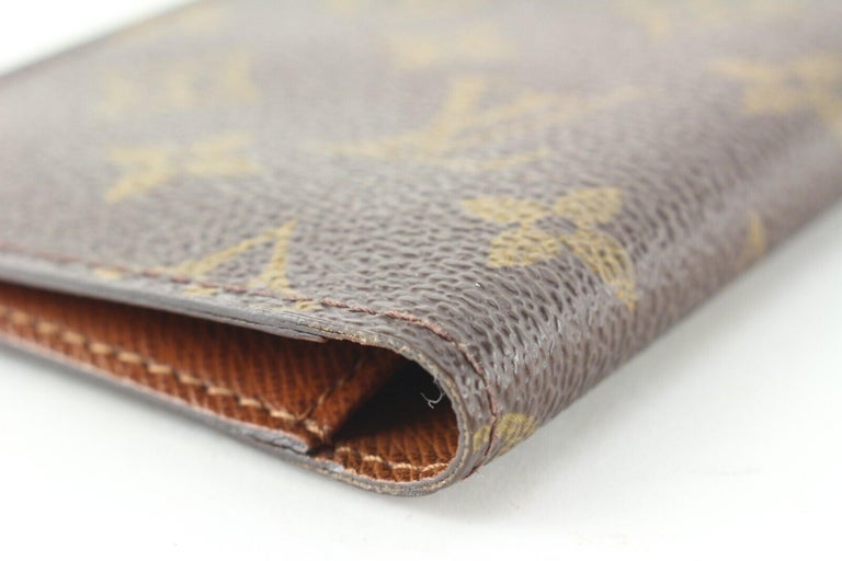 Louis Vuitton Monogram Checkbook Cover Long Flap Wallet 8LK0216 In Excellent Condition For Sale In Dix hills, NY