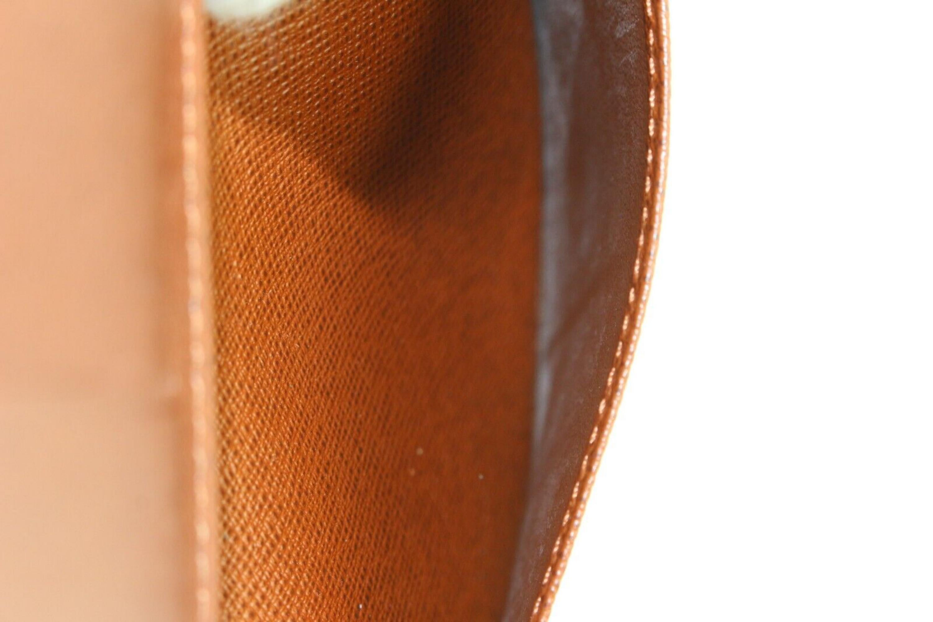 Louis Vuitton Monogram Checkbook Cover Long Flap Wallet 8LK0216 2