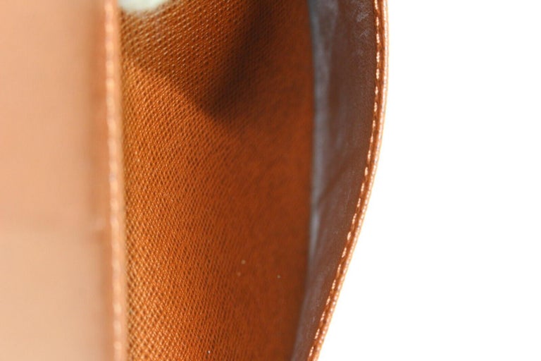 Louis Vuitton Monogram Checkbook Cover Long Flap Wallet 8LK0216 For Sale 3