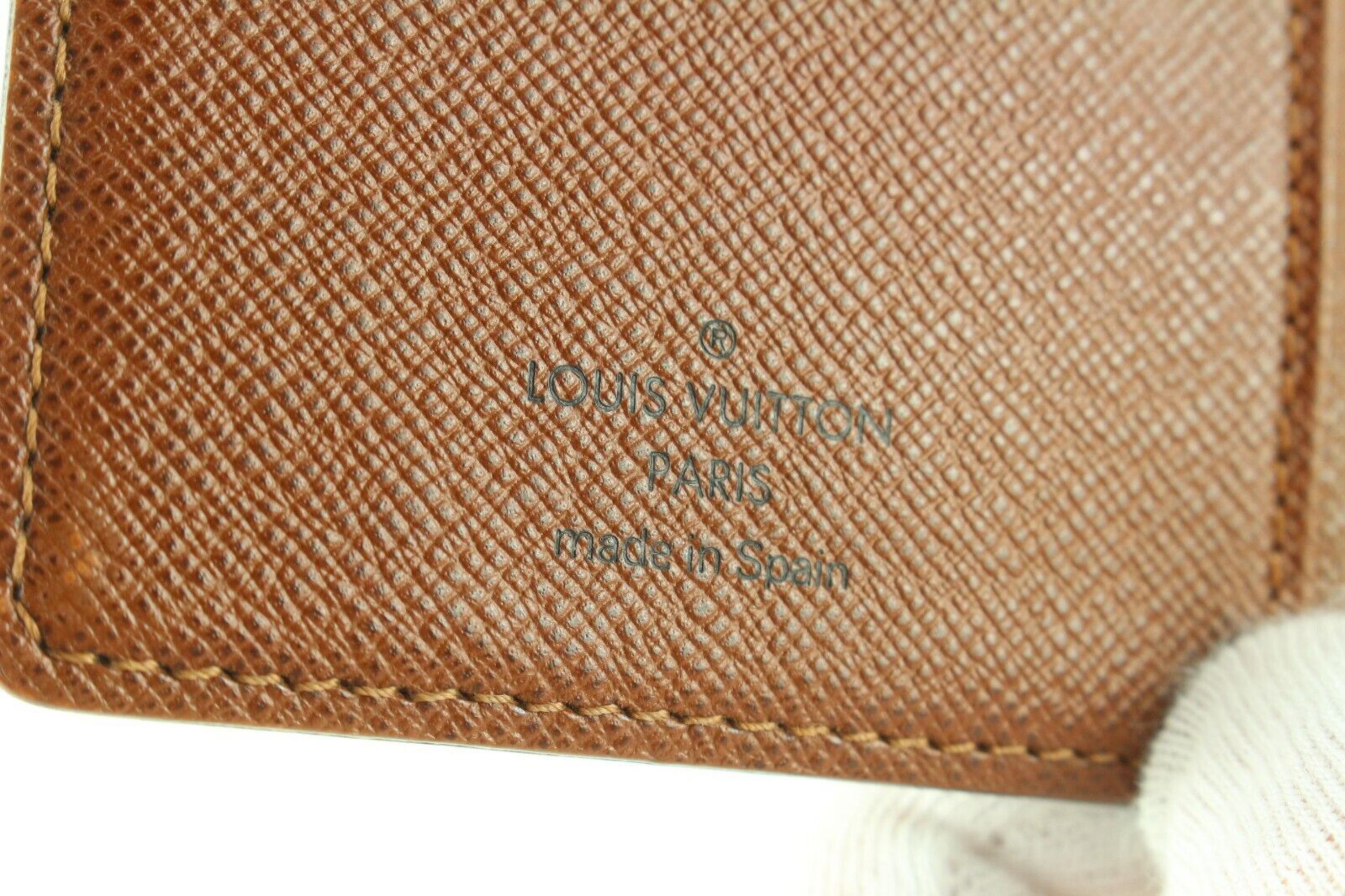 Louis Vuitton Monogram Checkbook Cover Long Flap Wallet 8LK0216 3