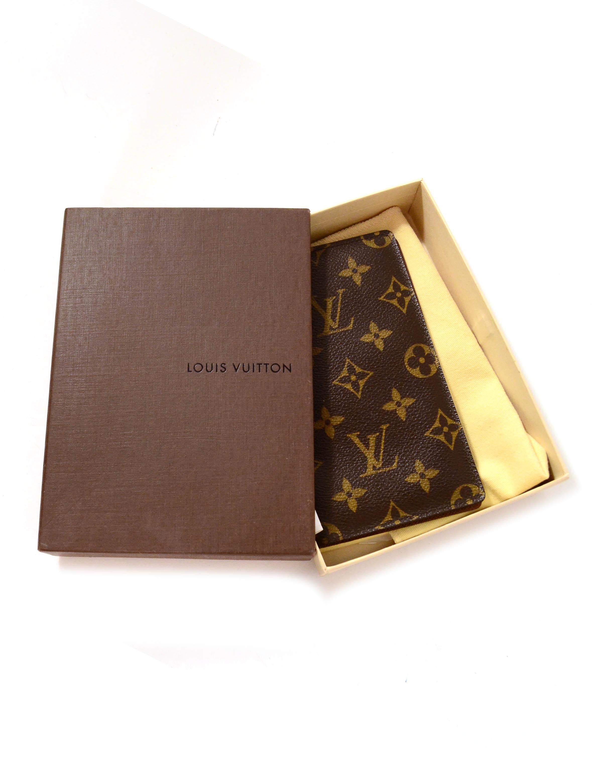 Louis Vuitton Monogram Checkbook Holder/ Wallet 1