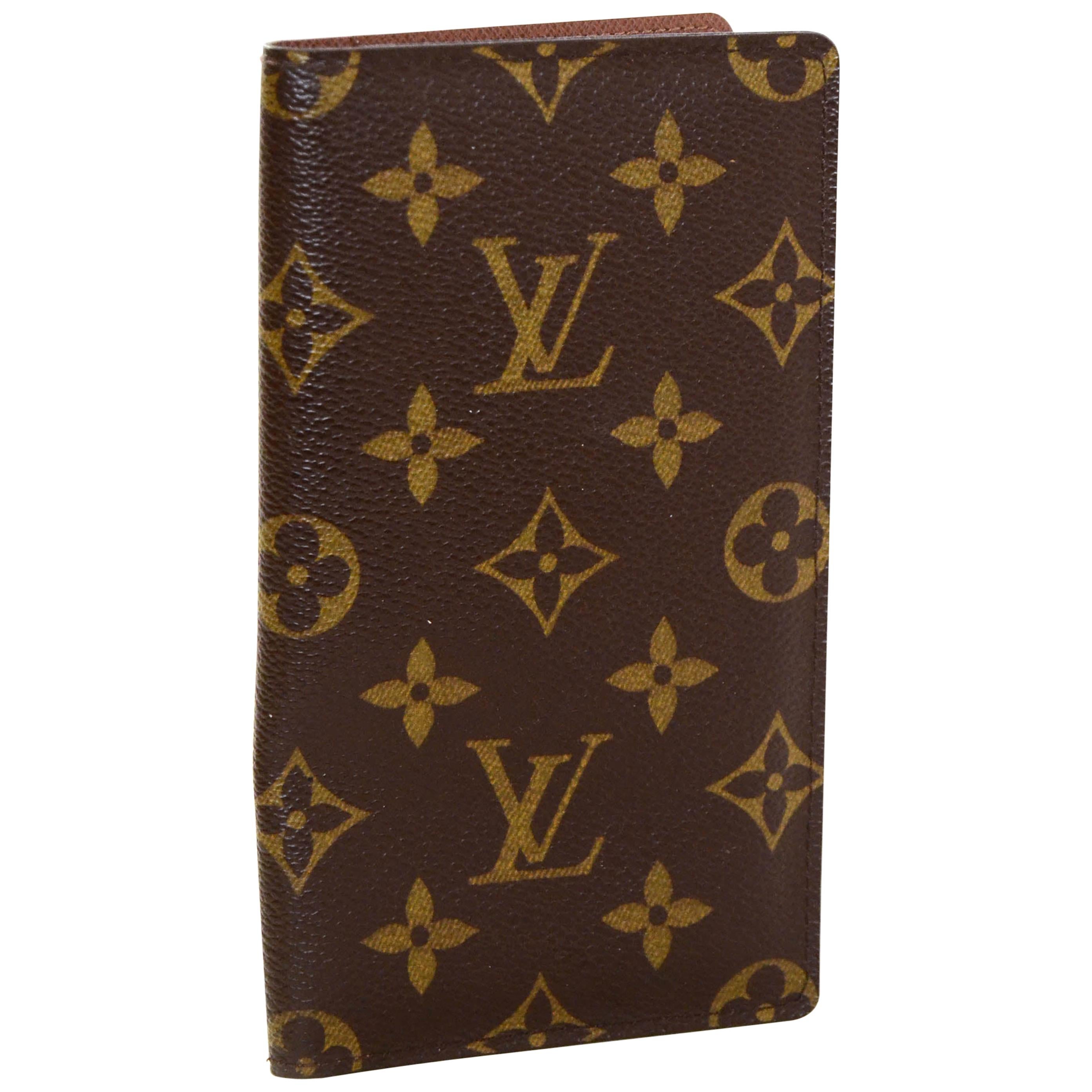 LOUIS VUITTON Damier Graphite Checkbook Cover Wallet 443003