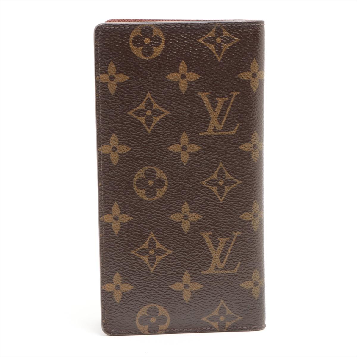 Louis Vuitton Monogram  Checkbook Long Wallet In Good Condition For Sale In Indianapolis, IN