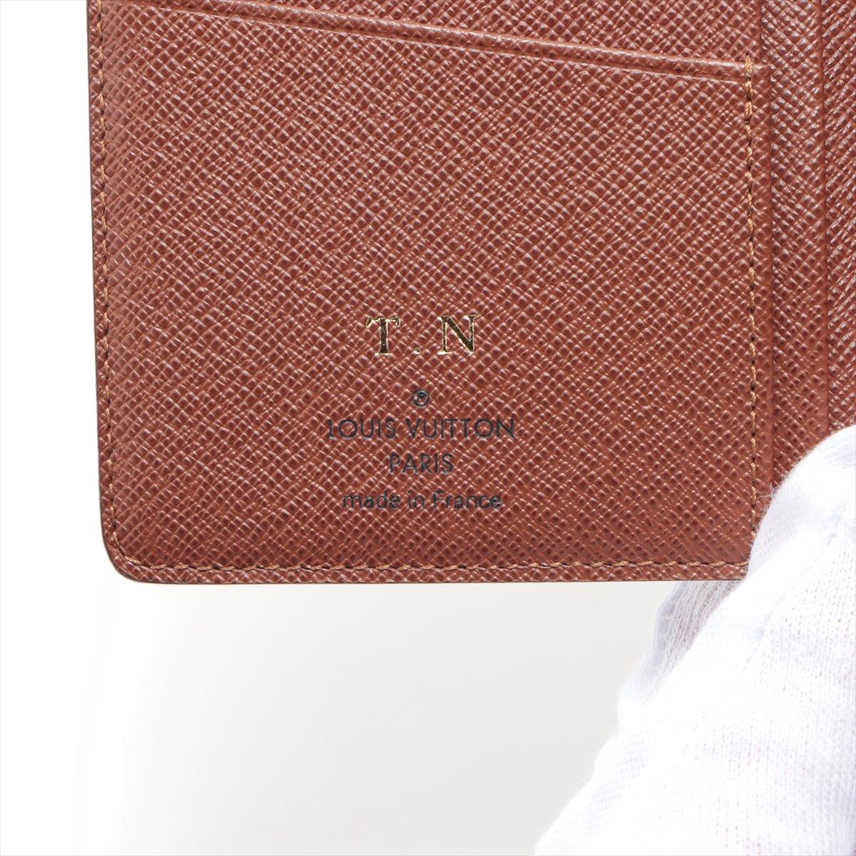 Louis Vuitton Monogramm  Scheckbuch Lange Brieftasche im Angebot 1
