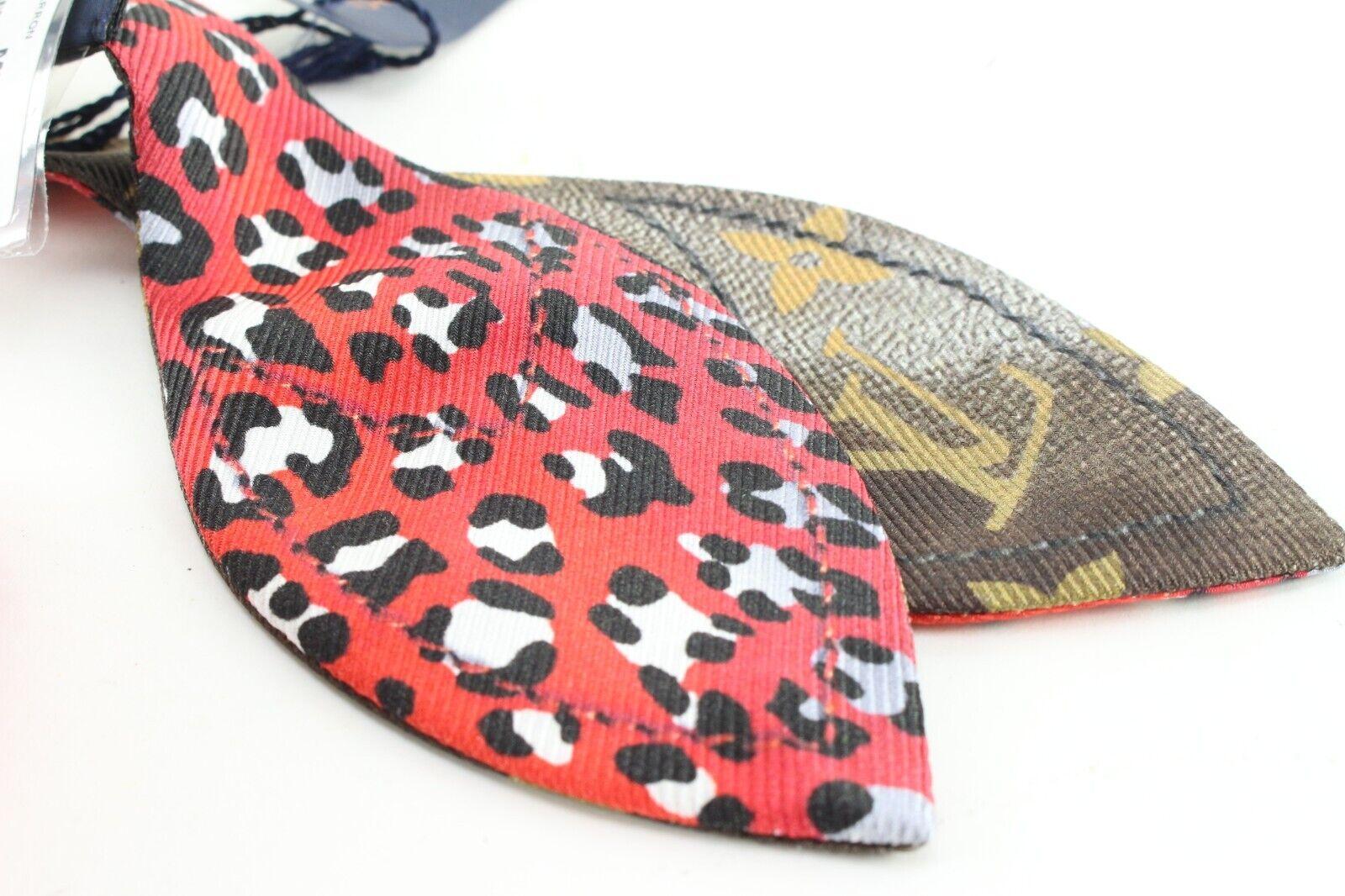 Women's Louis Vuitton Monogram Cheetah 3d Leopard Bandeau Scarf Silk 3LV0413C For Sale