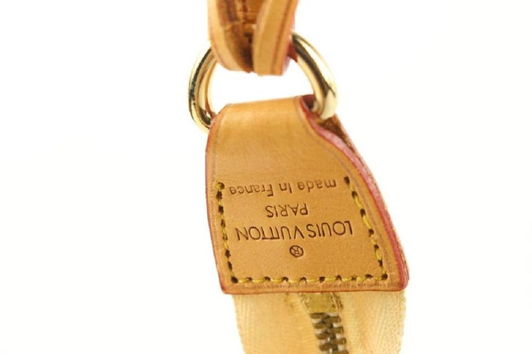 Women's Louis Vuitton Monogram Cherry Blossom Pochette Accessoires Wristlet Pouch Bag For Sale