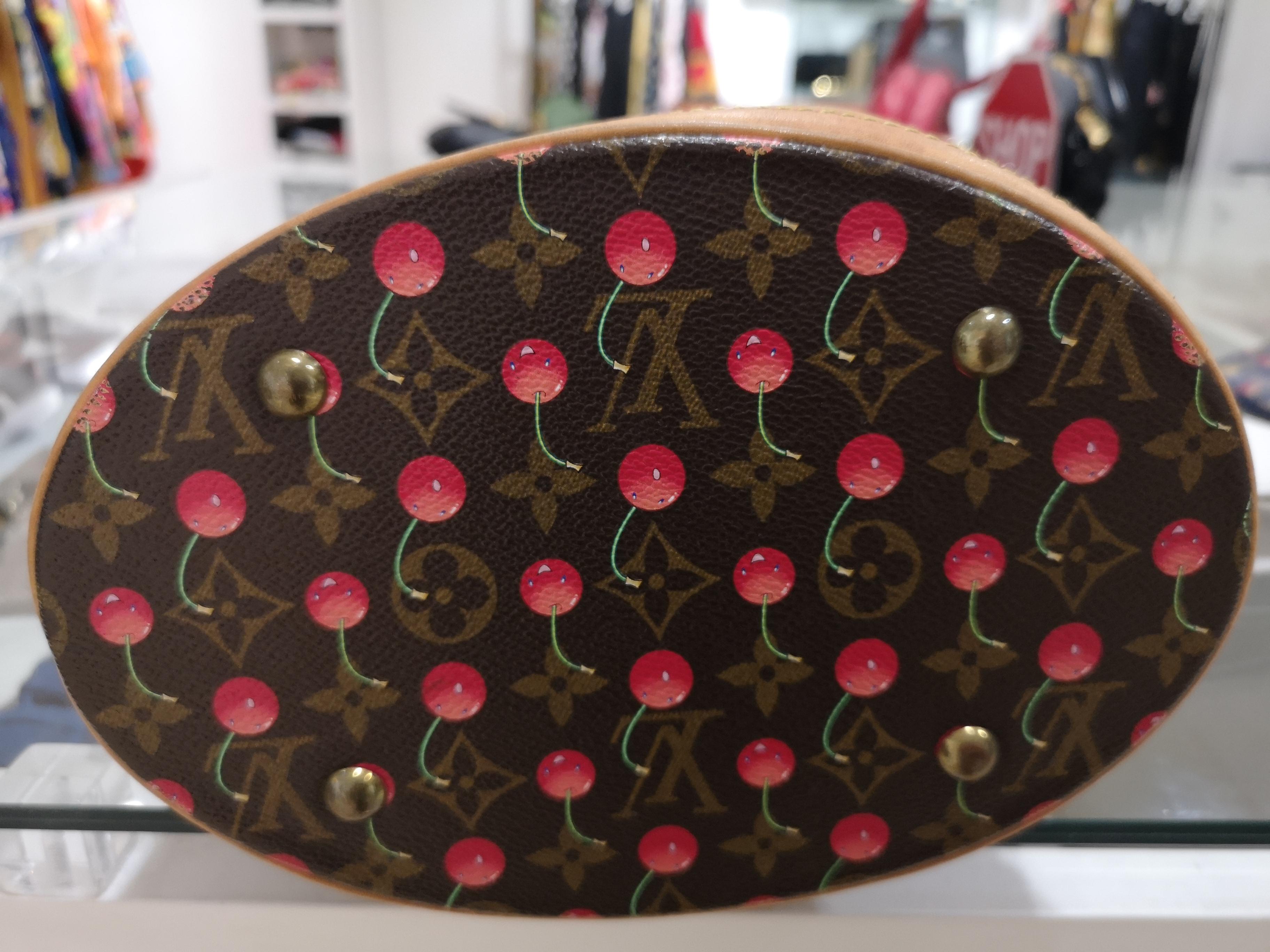 Louis Vuitton Monogram Cherry Bucket Bag 3