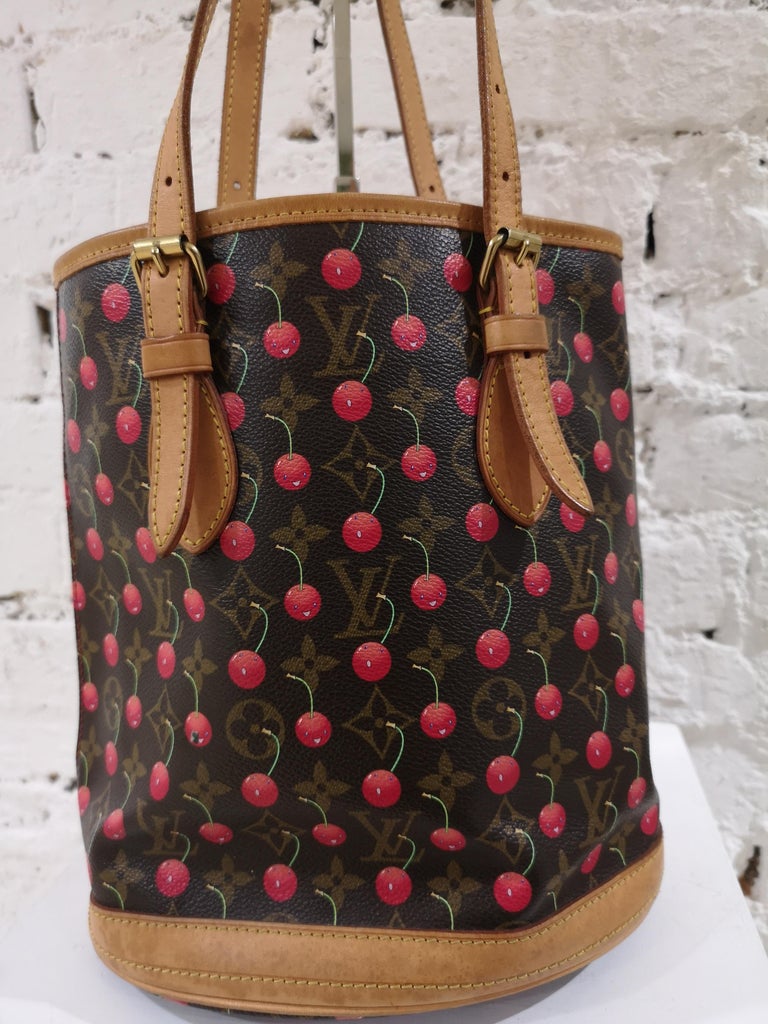 Louis Vuitton Monogram Cerises Cherry Bucket Bag at 1stDibs