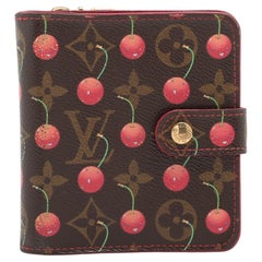 Portafoglio compatto Monogram Cherry Louis Vuitton