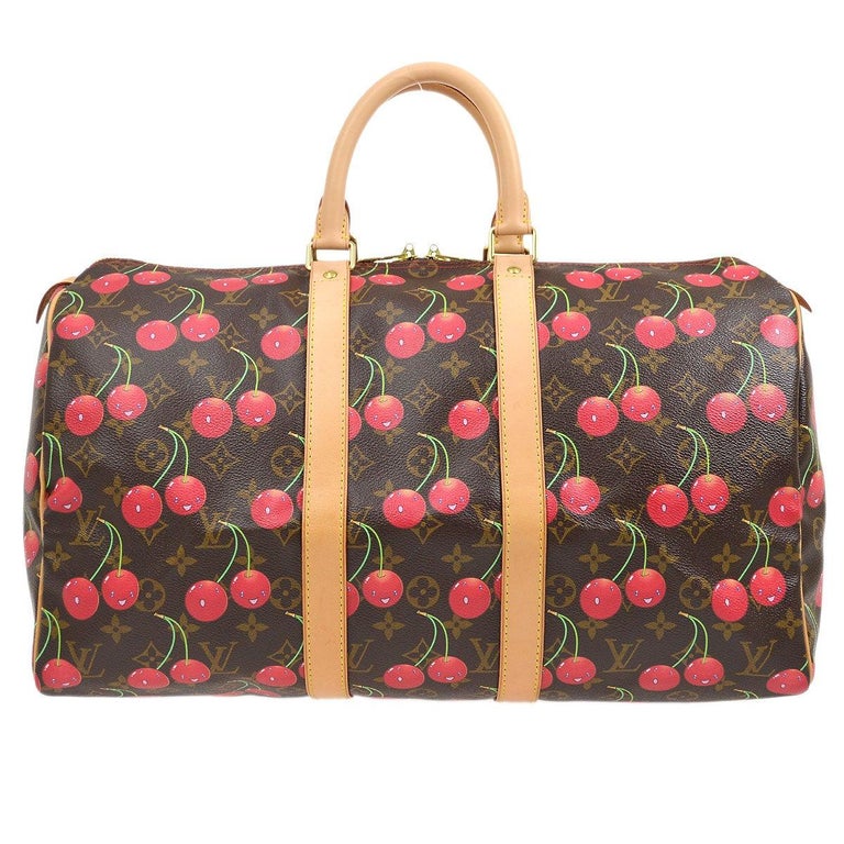 LOUIS VUITTON Monogram Cherry Keepall 45 Duffle Travel Bag For Sale at  1stDibs