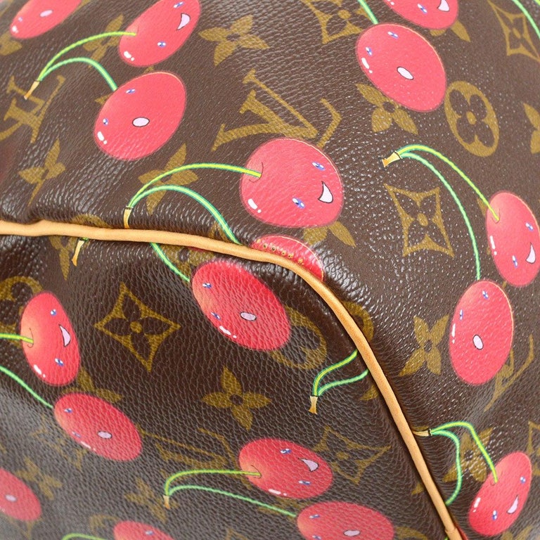 LOUIS VUITTON Monogram Cherry Keepall 45 Duffle Travel Bag For