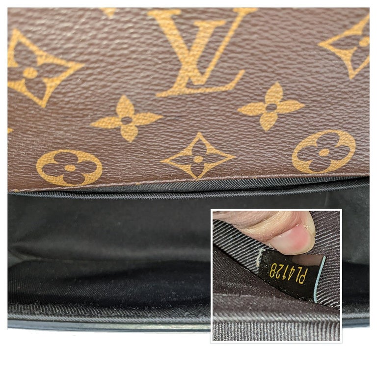Cherrywood BB Patent Monogram – Keeks Designer Handbags