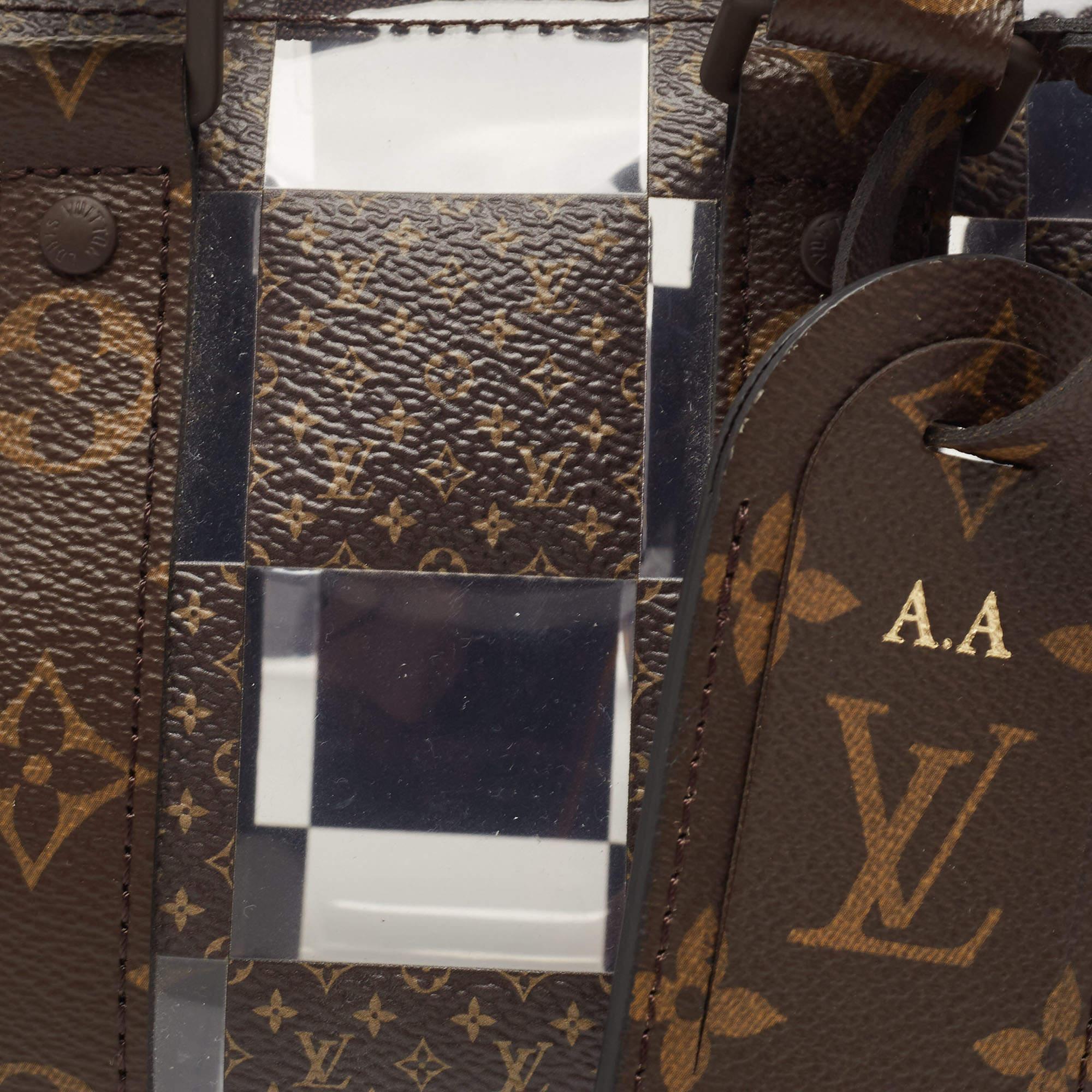 Louis Vuitton Monogram Chess Canvas and PVC Keepall Bandoulière 25 Bag 1