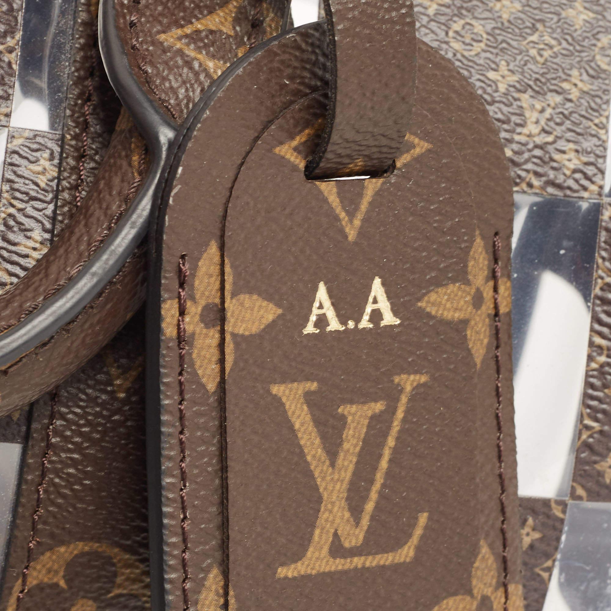 Louis Vuitton Monogram Chess Canvas and PVC Keepall Bandoulière 25 Bag 2