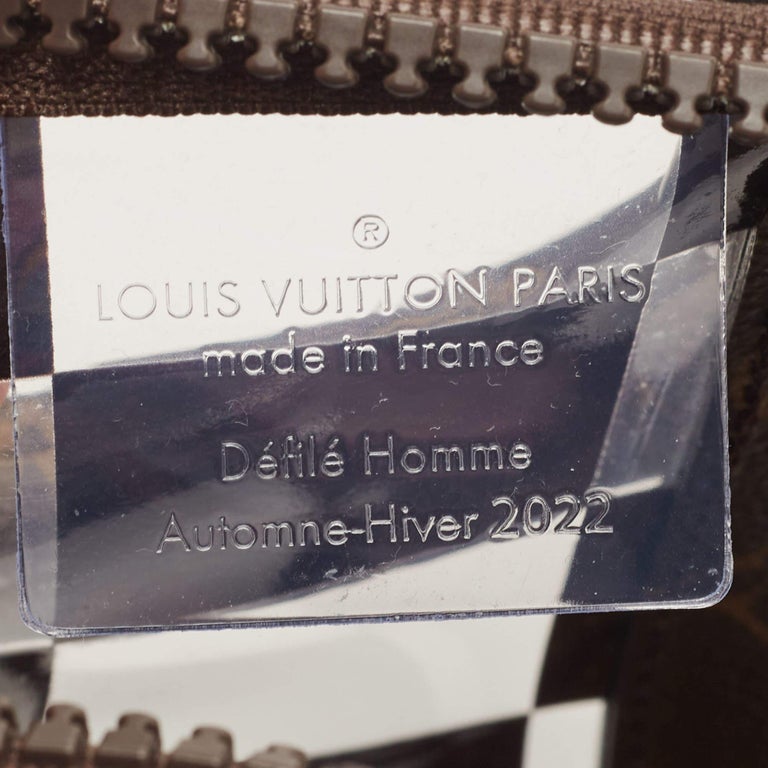LOUIS VUITTON PVC Monogram Chess Keepall Bandouliere 25 1283040