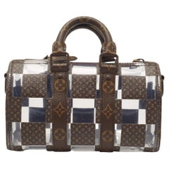 Louis Vuitton Keepall Bandouliere 25 Radiant Sun in Macassar Coated Canvas  with Black-tone - US