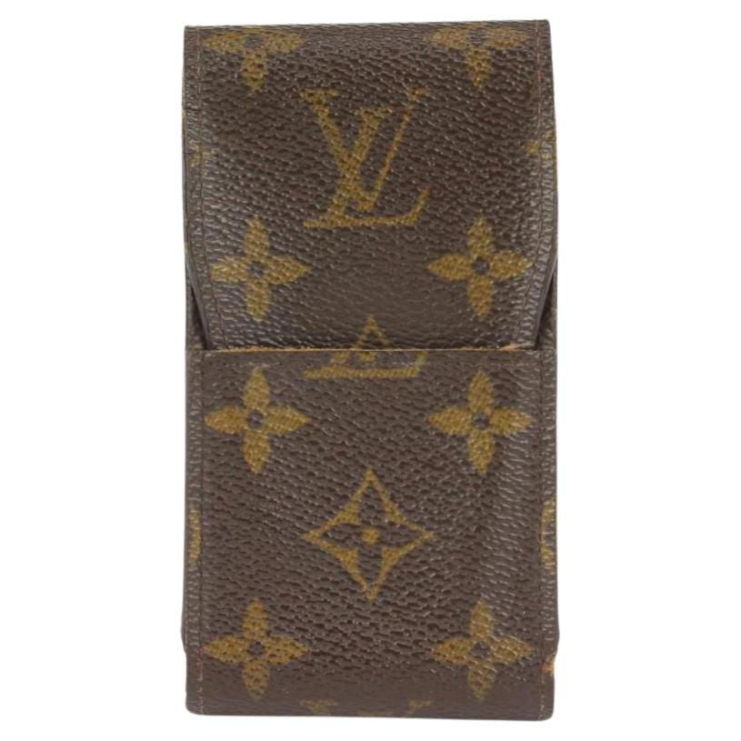 Louis Vuitton Monogram Zigarettenetui Mobile Phone Pouch Etui 253lvs719 mit Monogramm im Angebot