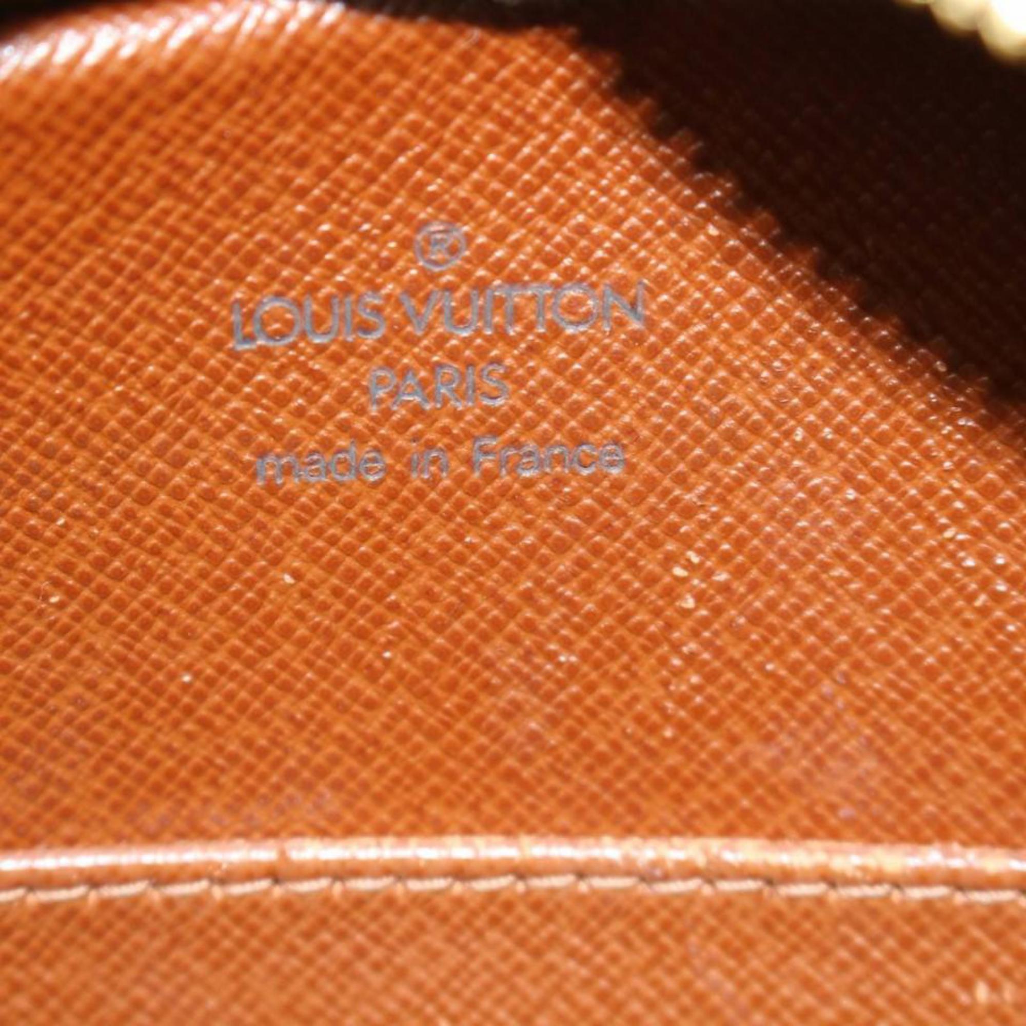 Louis Vuitton Monogram Cite 866489 Brown Coated Canvas Shoulder Bag For Sale 1