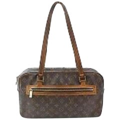 Louis Vuitton Monogram Cite 869995 Brown Coated Canvas Shoulder Bag