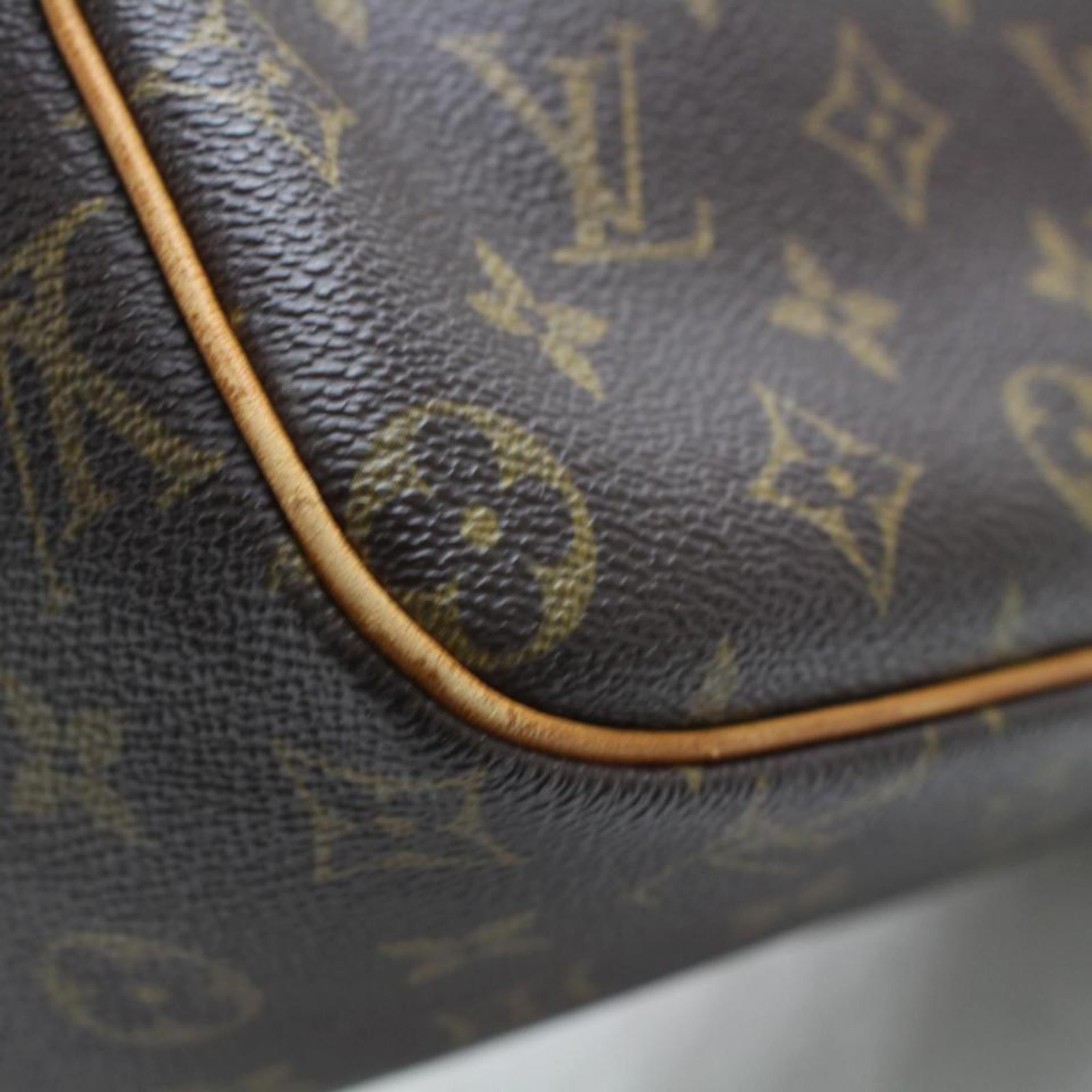 Louis Vuitton Monogram Cite Mm 867852 Brown Coated Canvas Shoulder Bag 6