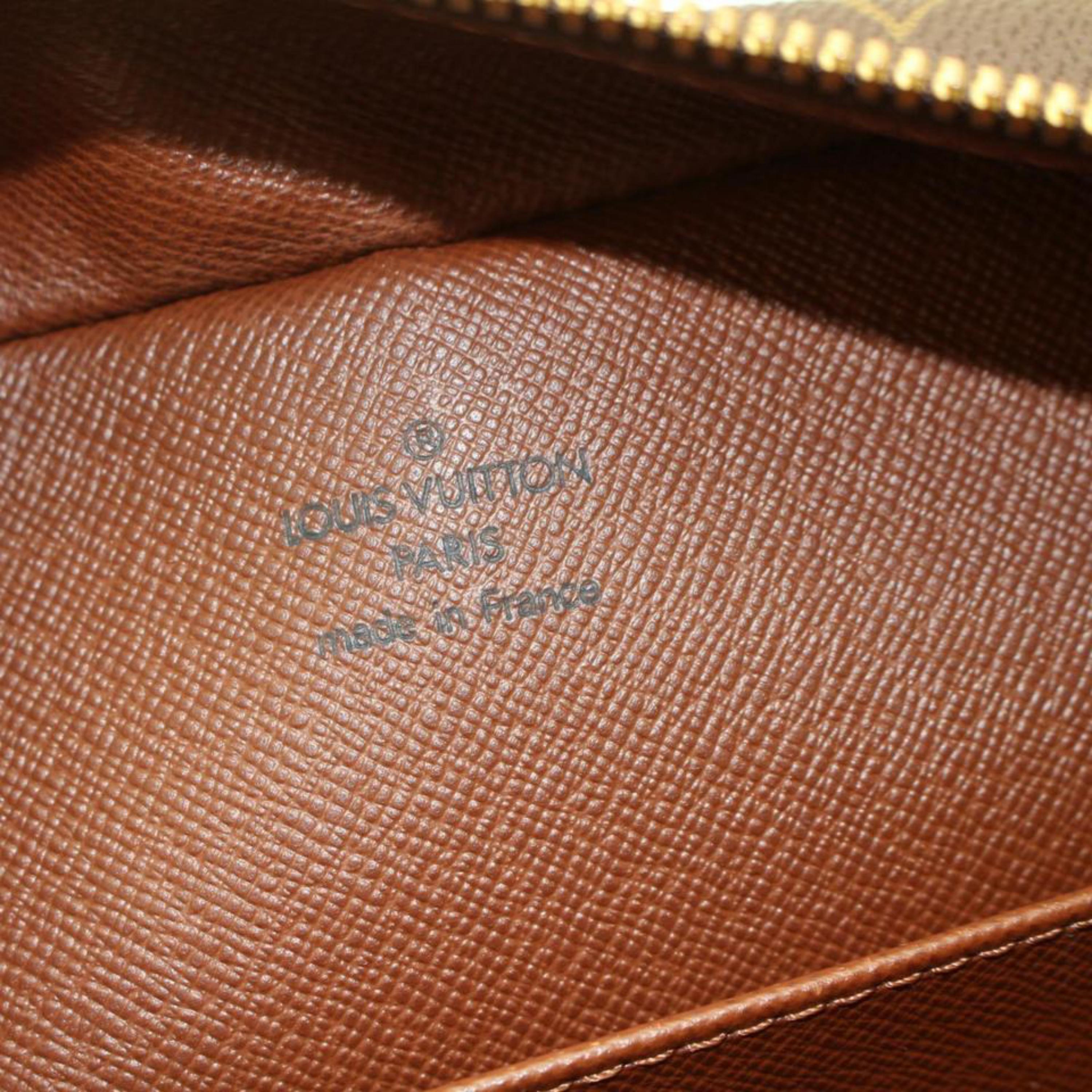 Women's Louis Vuitton Monogram Cite Mm 867852 Brown Coated Canvas Shoulder Bag