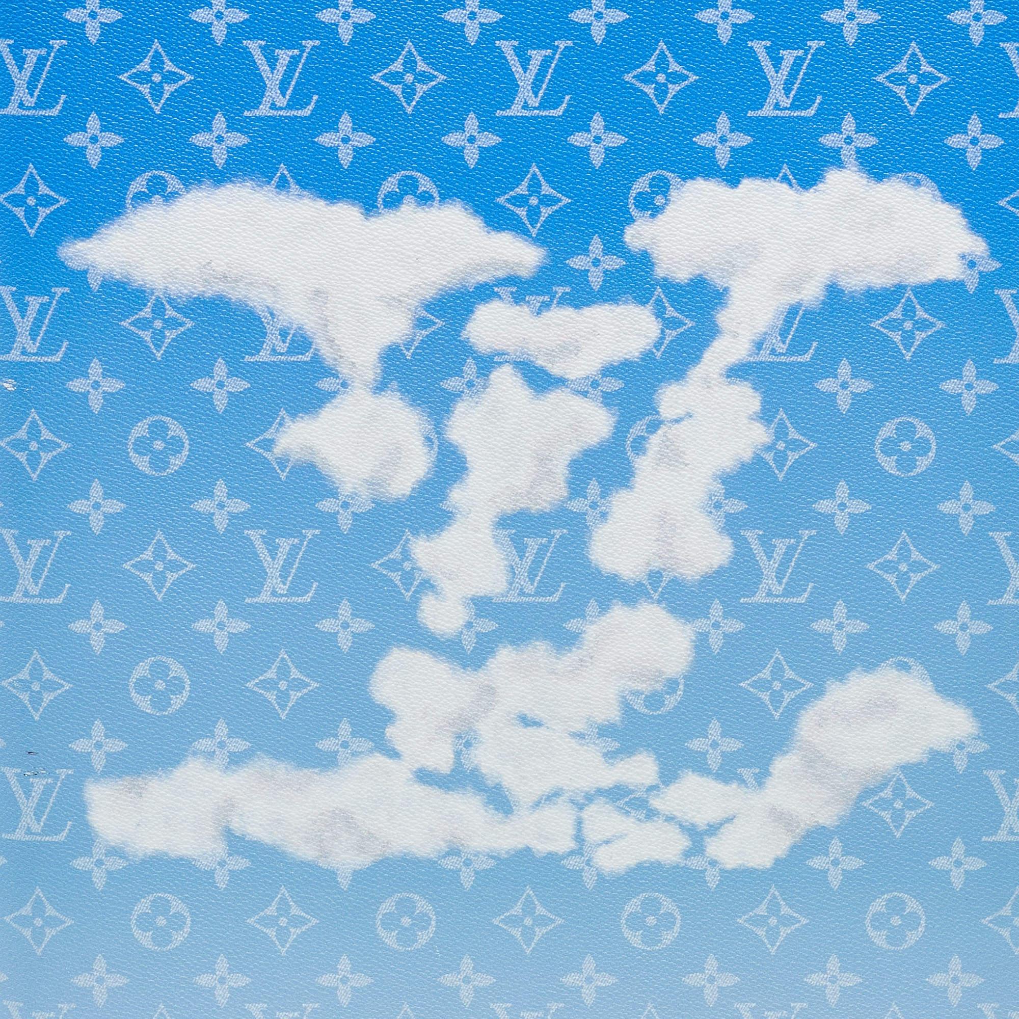 Louis Vuitton Monogram Clouds Canvas Horizon 55 Suitcase 6