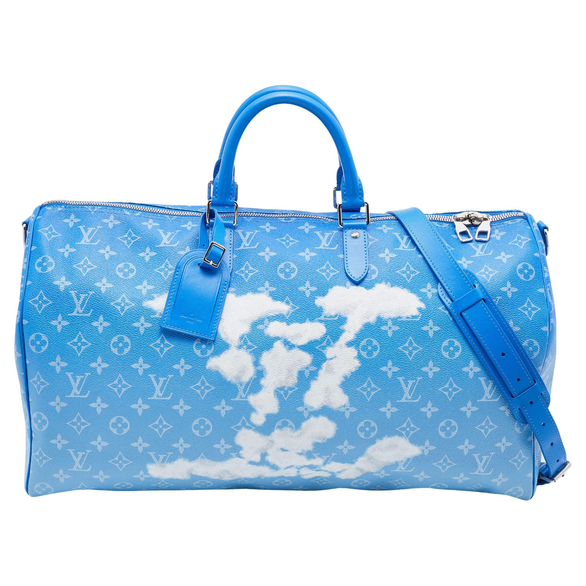 Louis Vuitton Monogram Clouds Canvas Keepall 50 Bag