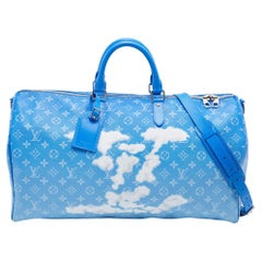 Borsa Louis Vuitton Monogram Clouds in tela Keepall 50