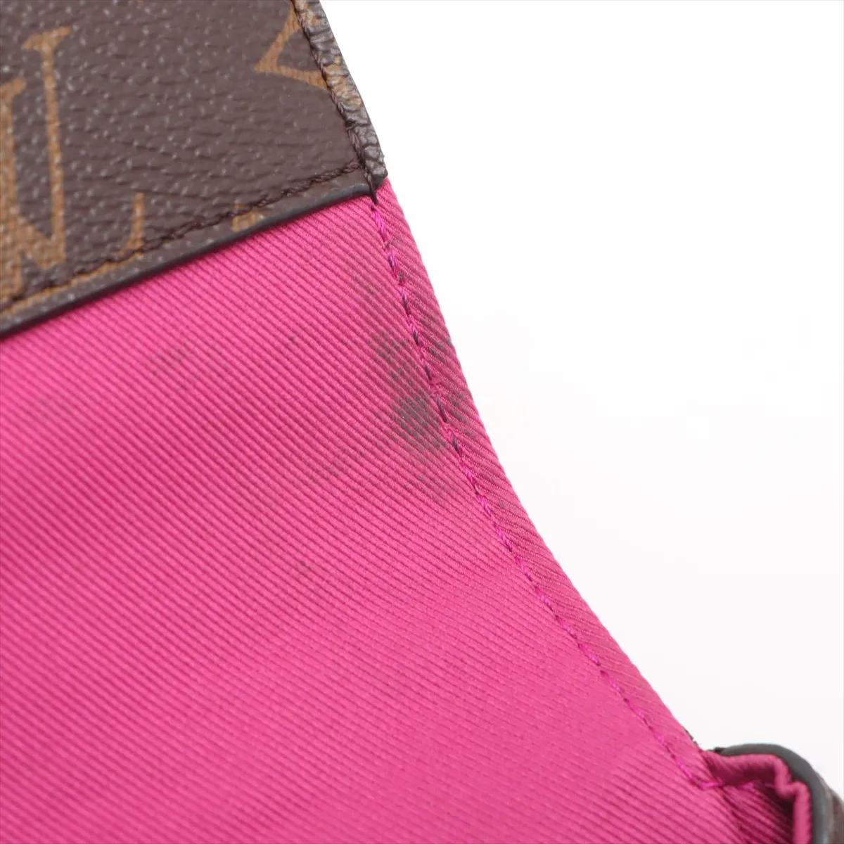 Louis Vuitton Monogram Cluny BB Bordeaux x Fucsia in vendita 7