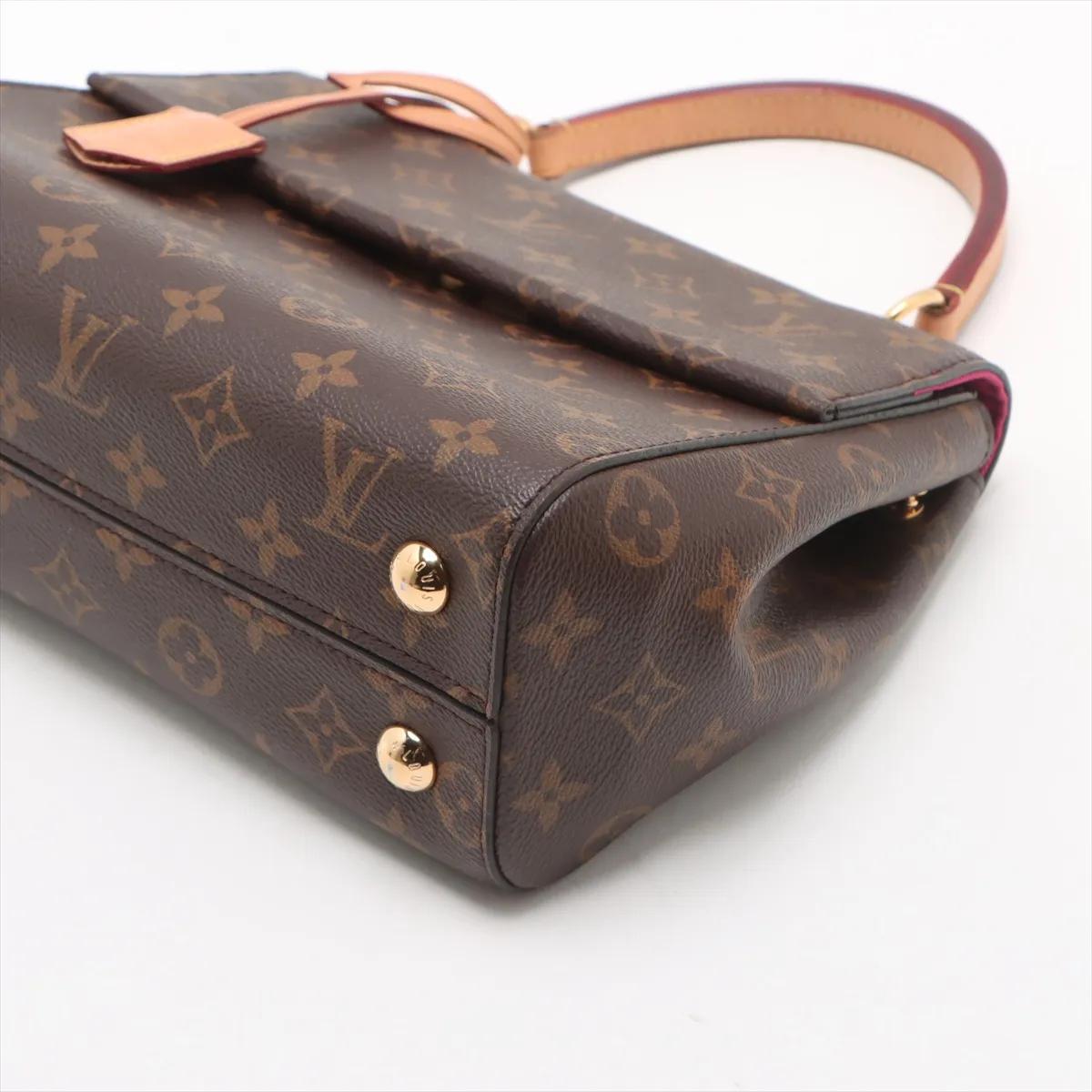 Louis Vuitton Monogram Cluny BB Bordeaux x Fucsia In condizioni buone in vendita a Indianapolis, IN