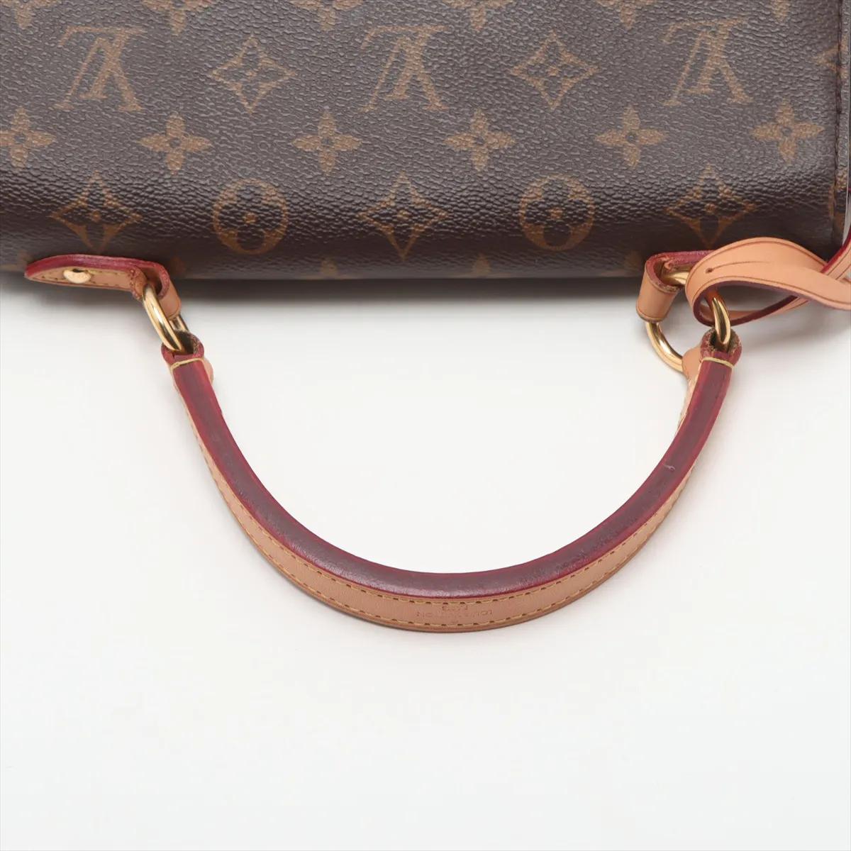 Louis Vuitton Monogram Cluny BB Bordeaux x Fucsia in vendita 1