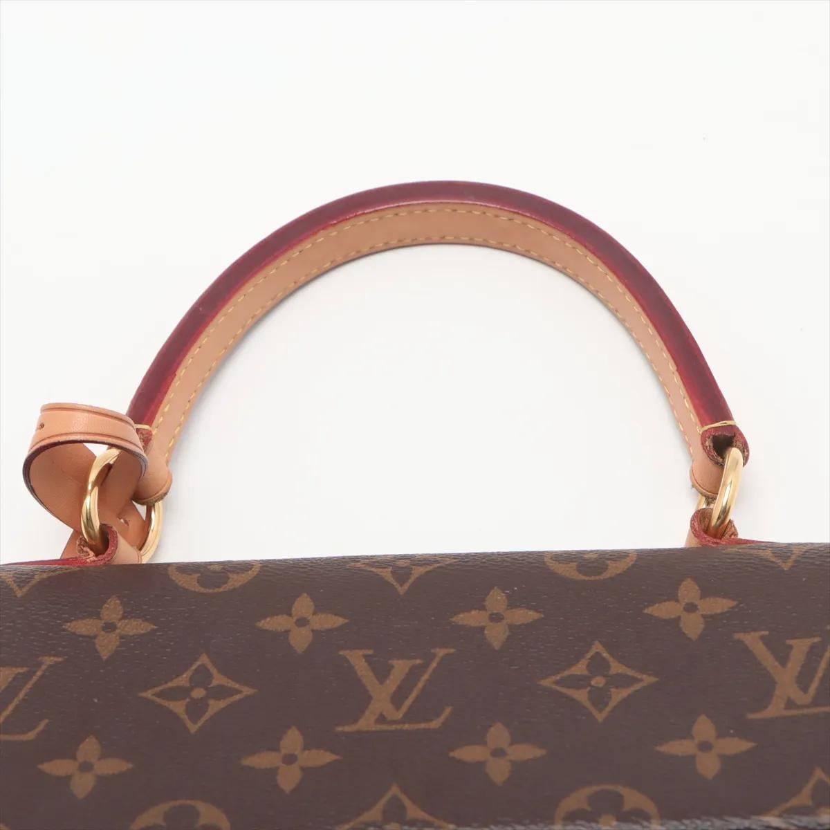 Louis Vuitton Monogram Cluny BB Bordeaux x Fucsia in vendita 2