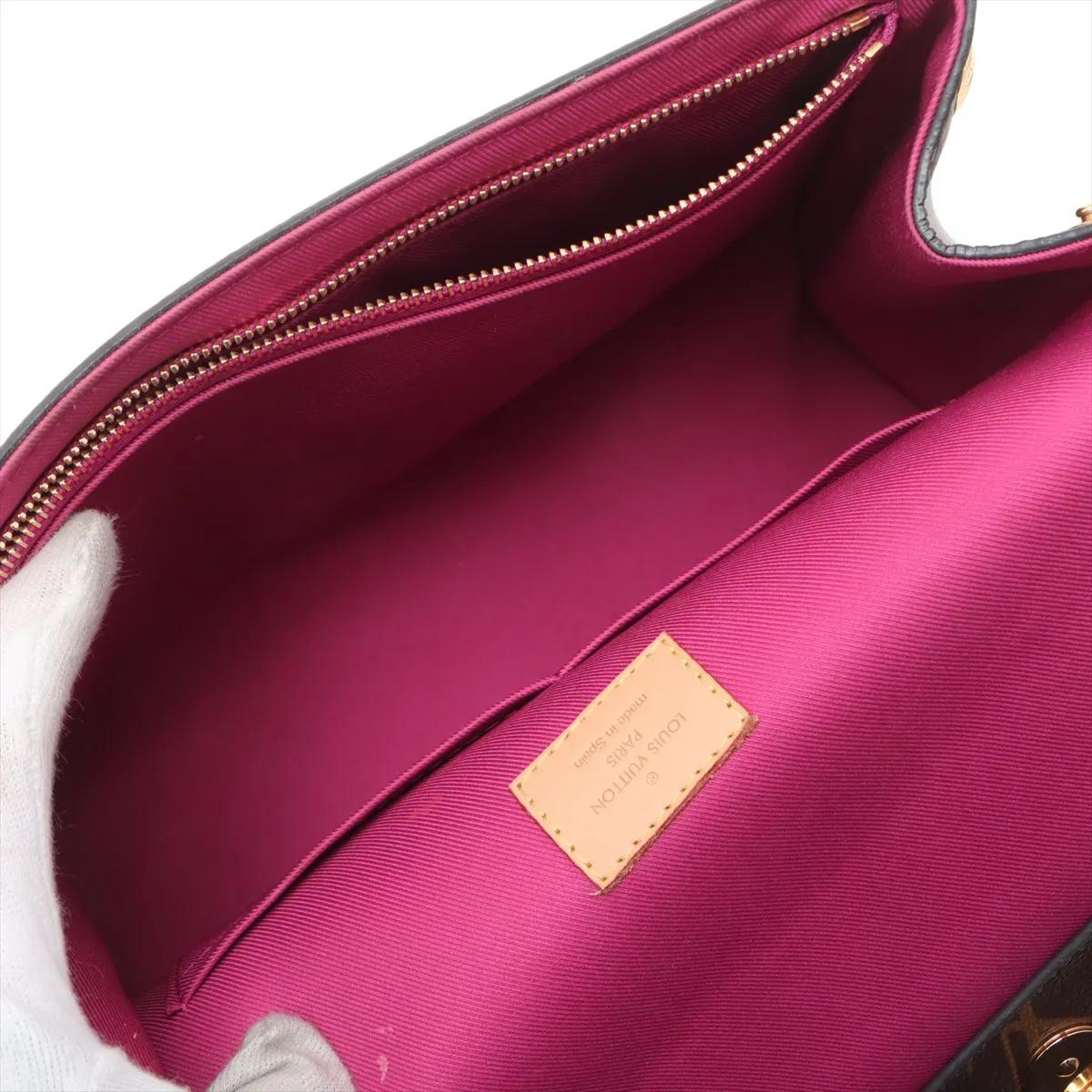 Louis Vuitton Monogram Cluny BB Bordeaux x Fucsia in vendita 4