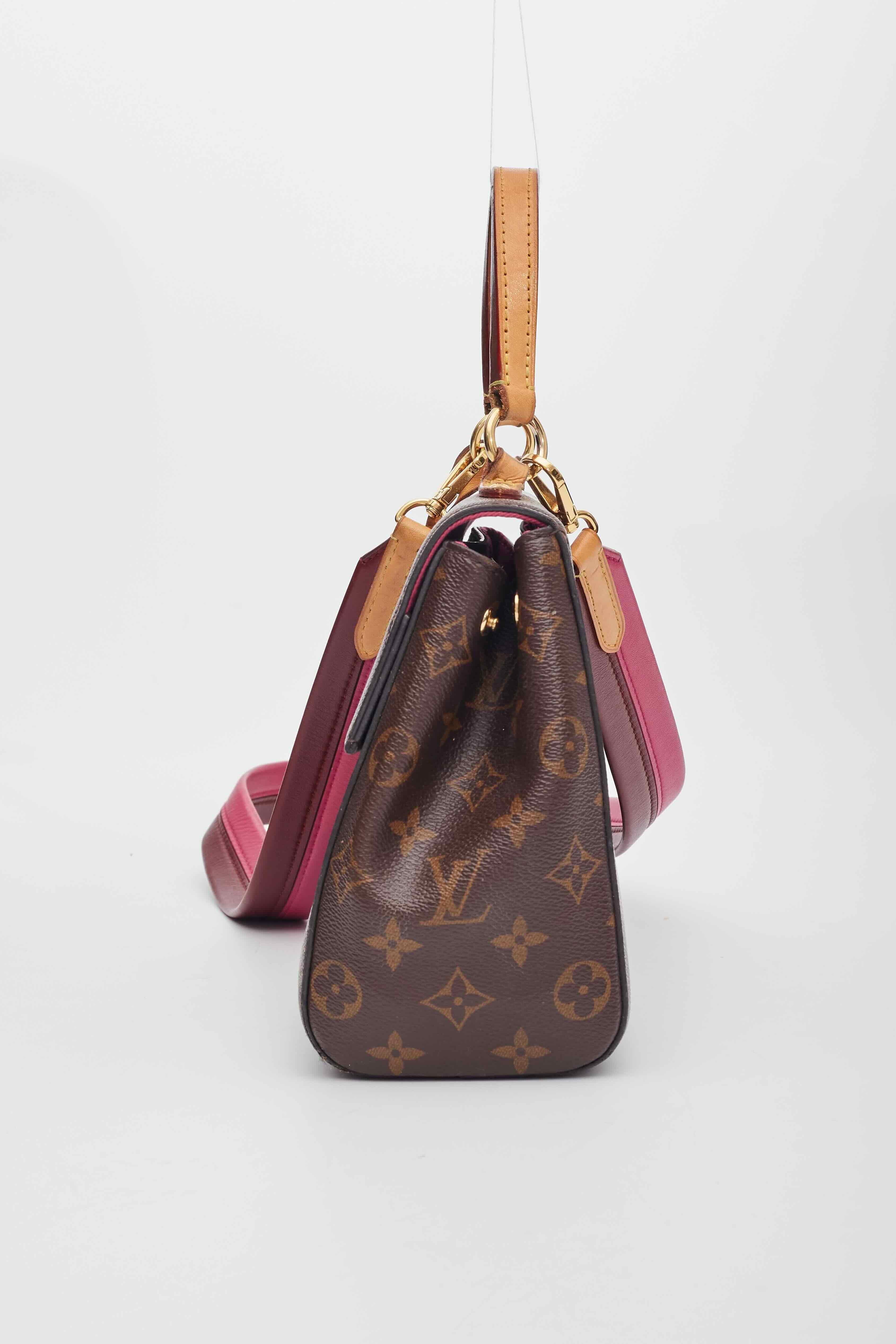 Black Louis Vuitton Monogram Cluny Mm Handbag
