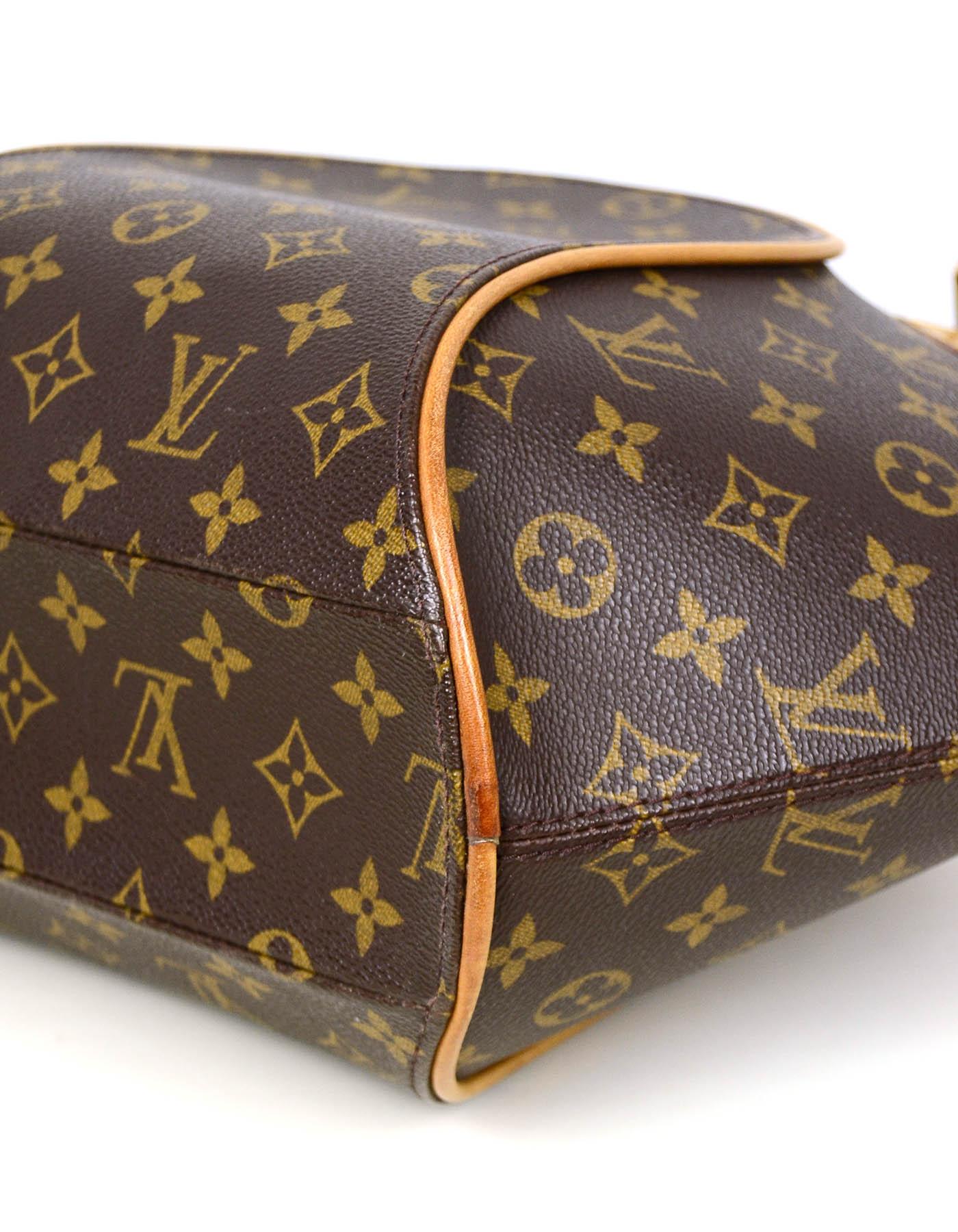 Women's Louis Vuitton Monogram Coated Canvas Ellipse MM Top Handle Bag