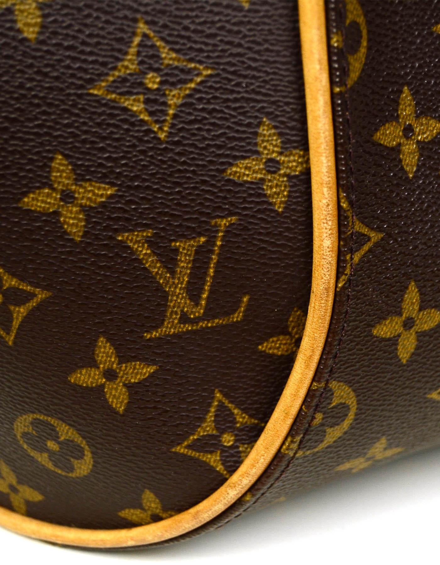 Louis Vuitton Monogram Coated Canvas Ellipse MM Top Handle Bag 1