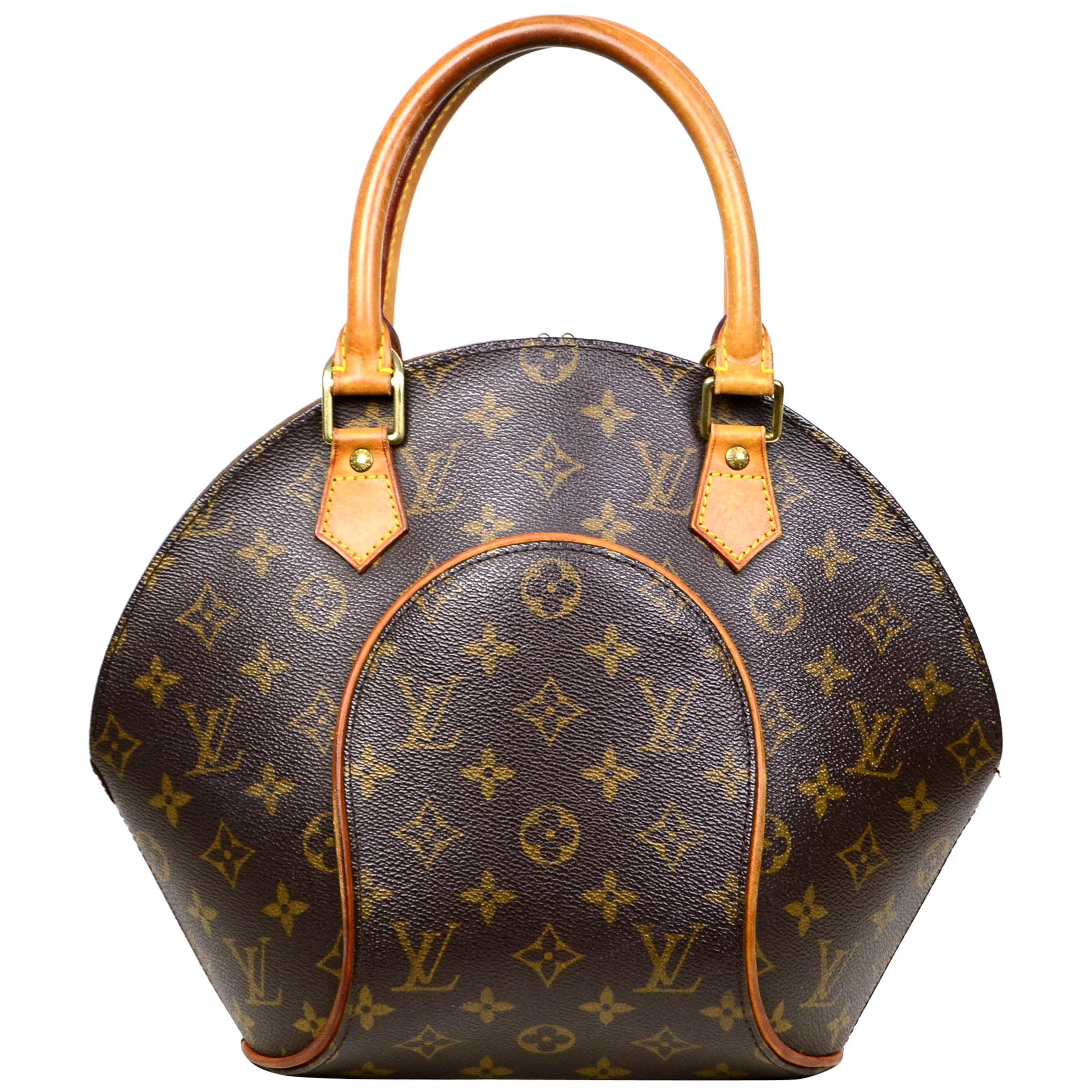 Louis Vuitton Monogram beschichtetem Canvas Ellipse PM Top Handle Tasche