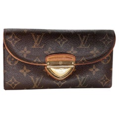 Louis Vuitton Monogram Coated Canvas GM Eugenie Wallet LV-W0209N-0010