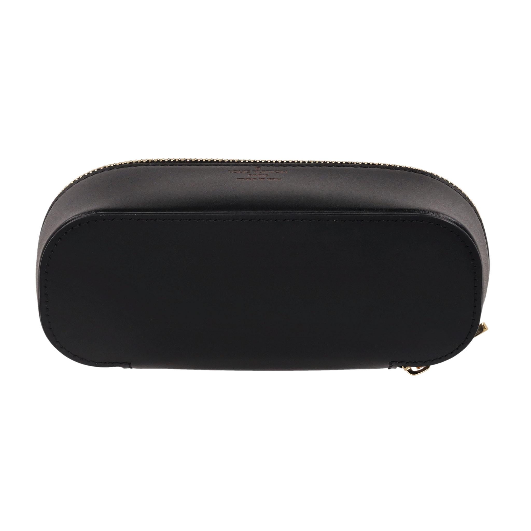 Louis Vuitton Monogram Beschichtetes Segeltuch & Leder Sonnenbrillenetui GM im Angebot 1
