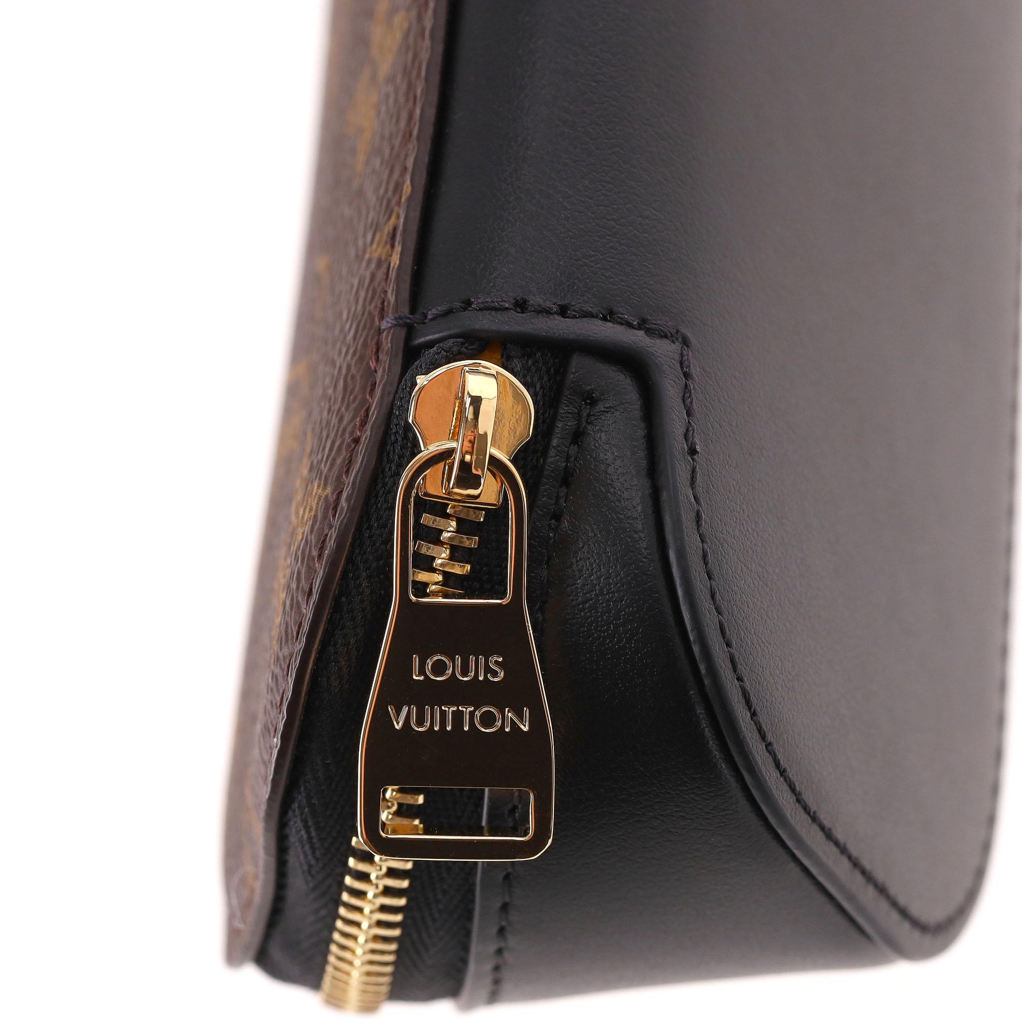 Louis Vuitton Monogram Beschichtetes Segeltuch & Leder Sonnenbrillenetui GM im Angebot 3