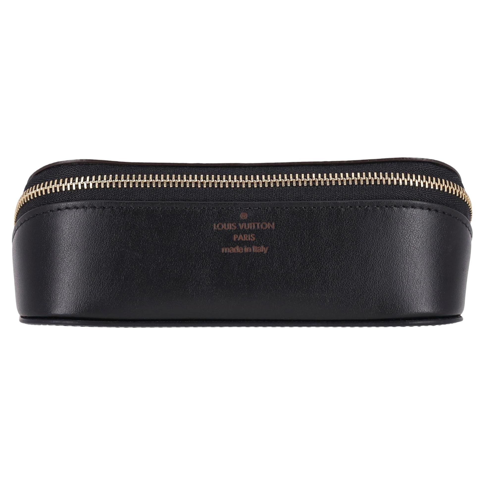 Louis Vuitton Monogram Beschichtetes Segeltuch & Leder Sonnenbrillenetui GM im Angebot