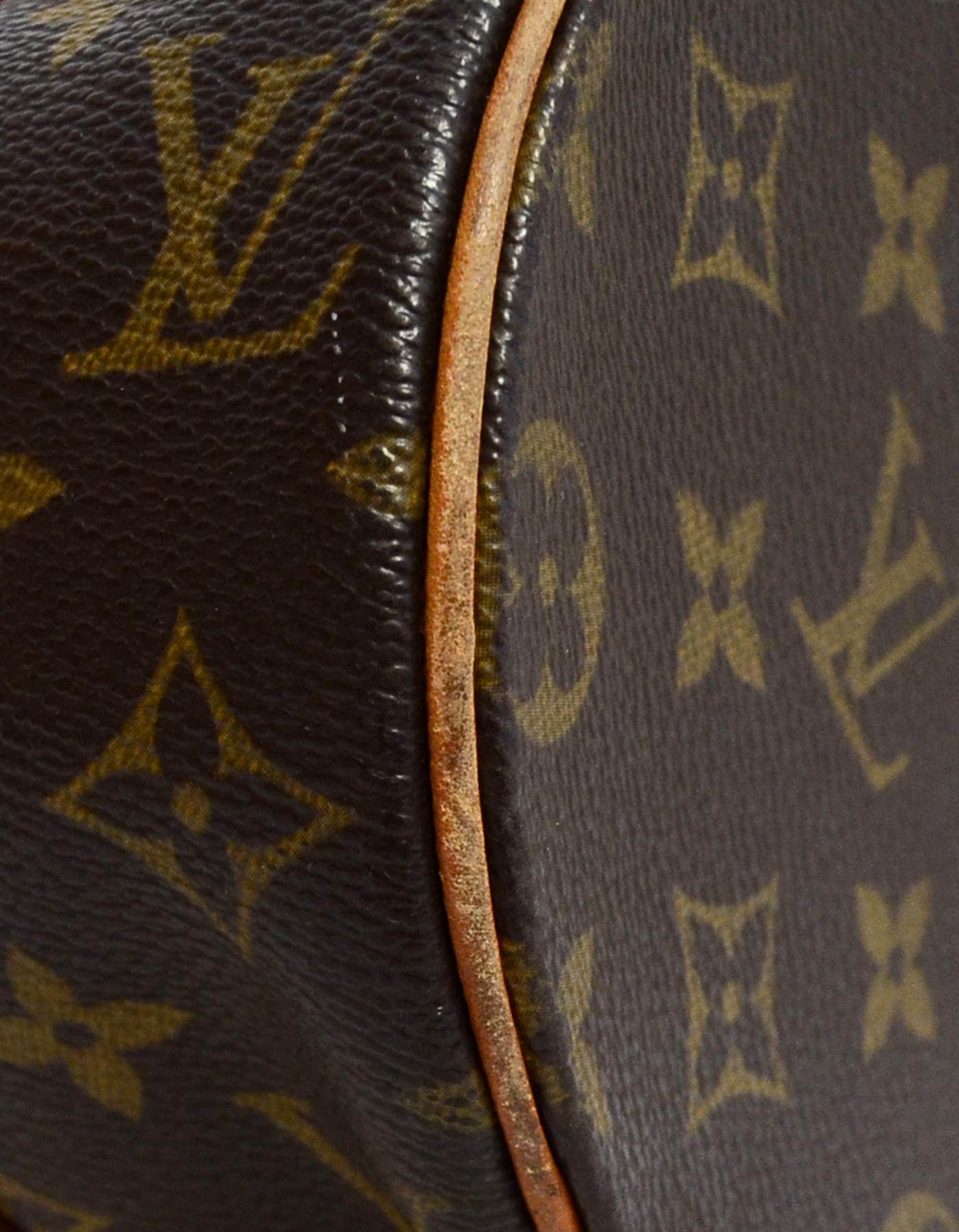 Louis Vuitton Monogram Coated Canvas Papillon 26 Barrel Bag In Good Condition In New York, NY