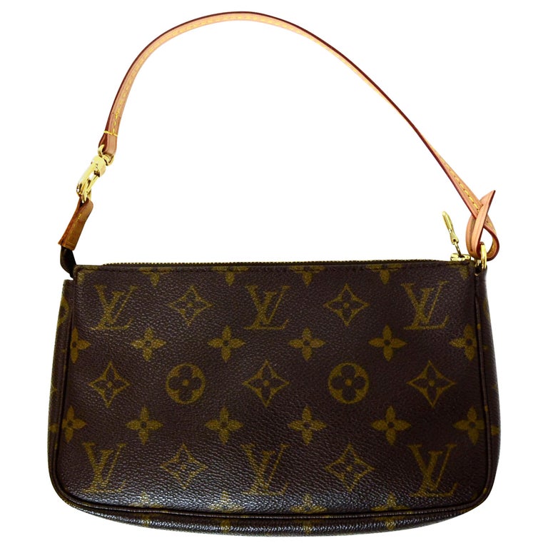 Louis Vuitton Monogram Coated Canvas Pochette Accessories Bag For Sale ...