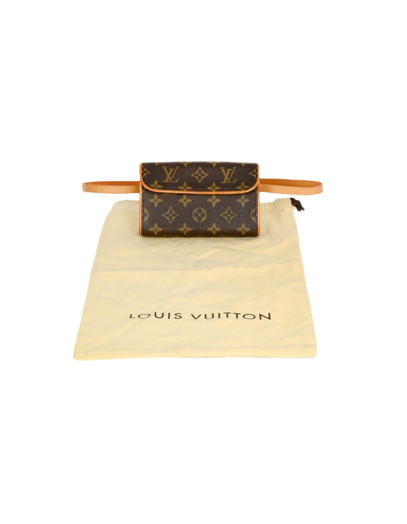 Louis Vuitton Monogram Coated Canvas Pochette Florentine Belt Bag 6