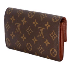 Louis Vuitton Monogram Coated Canvas Sarah Continental Wallet LV-1118P-0022