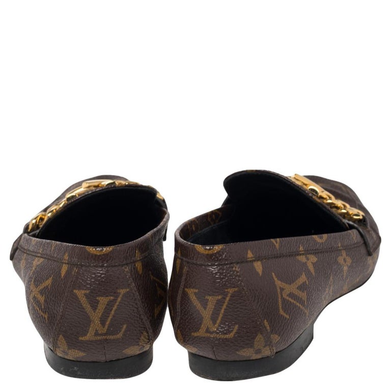 Louis Vuitton Monogram Canvas Upper Case Loafer Flats Size 10.5/41 -  Yoogi's Closet