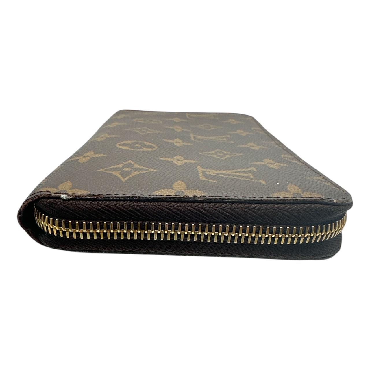Nero Organizer Zippy in tela Monogram di Louis Vuitton in vendita