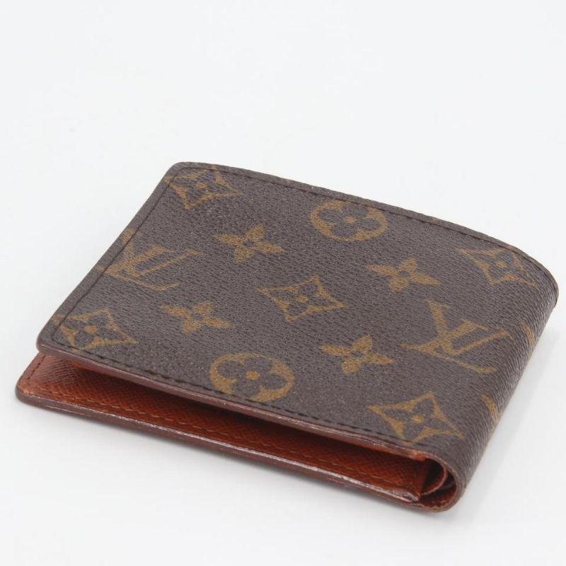Louis Vuitton Bifold Coin Pocket Brown Epi Leather Wallet - Boca