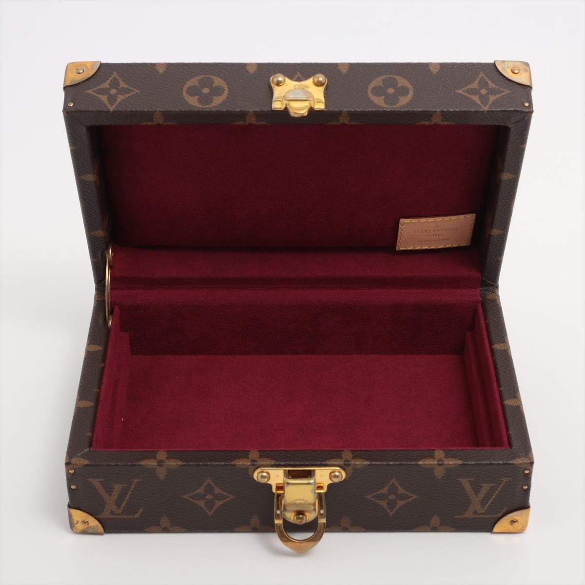 Louis Vuitton Monogram Coffret Polyvalent Mini Trunk Case In Good Condition In Humacao, PR