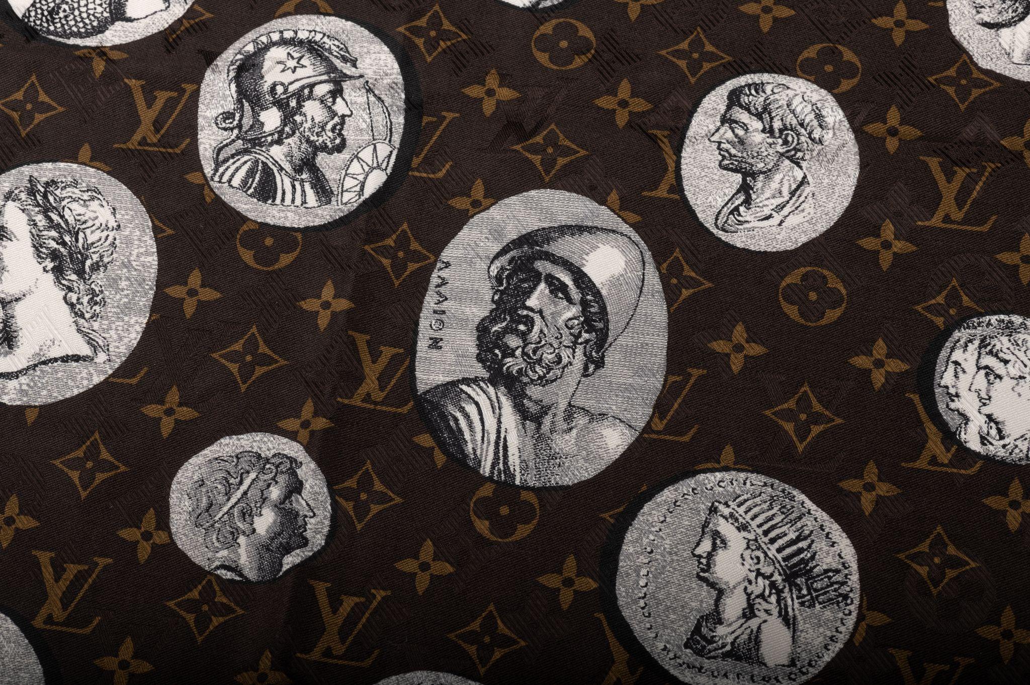 Louis Vuitton Monogram Fornasetti Shawl In New Condition In West Hollywood, CA